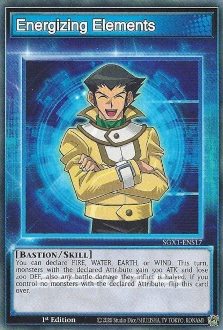 Energizing Elements (Skill) Single: Yu-Gi-Oh! Speed Duel GX: Duel Academy Box Einzelkarte