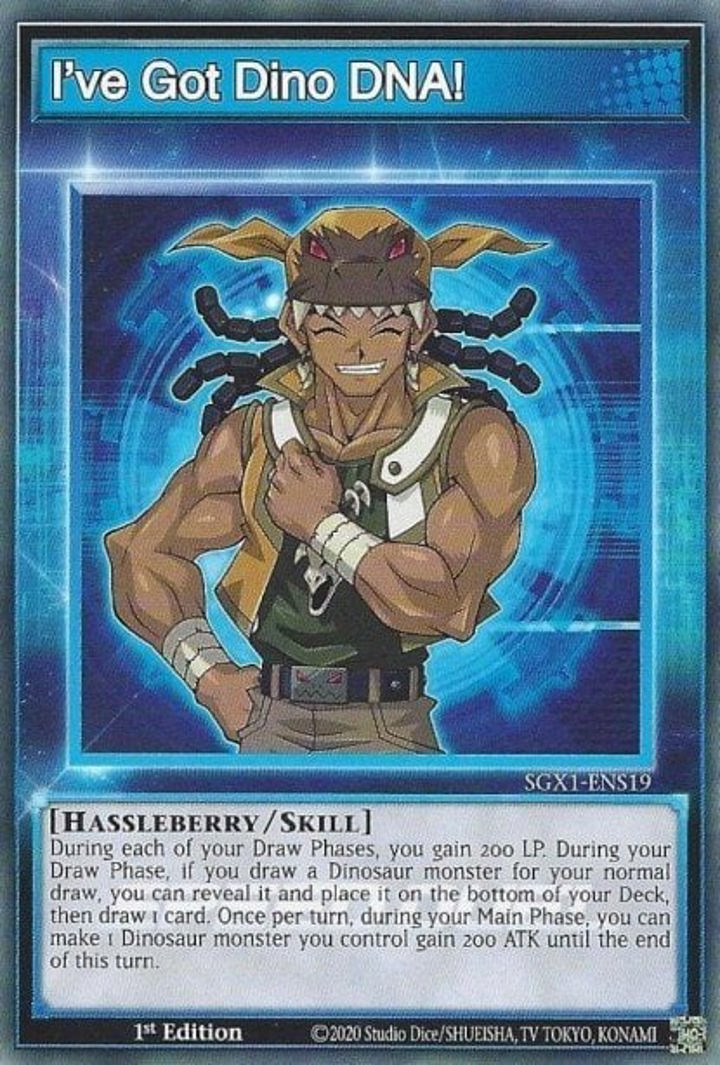 I've Got Dino DNA! (Skill) Single: Yu-Gi-Oh! Speed Duel GX: Duel Academy Box Einzelkarte