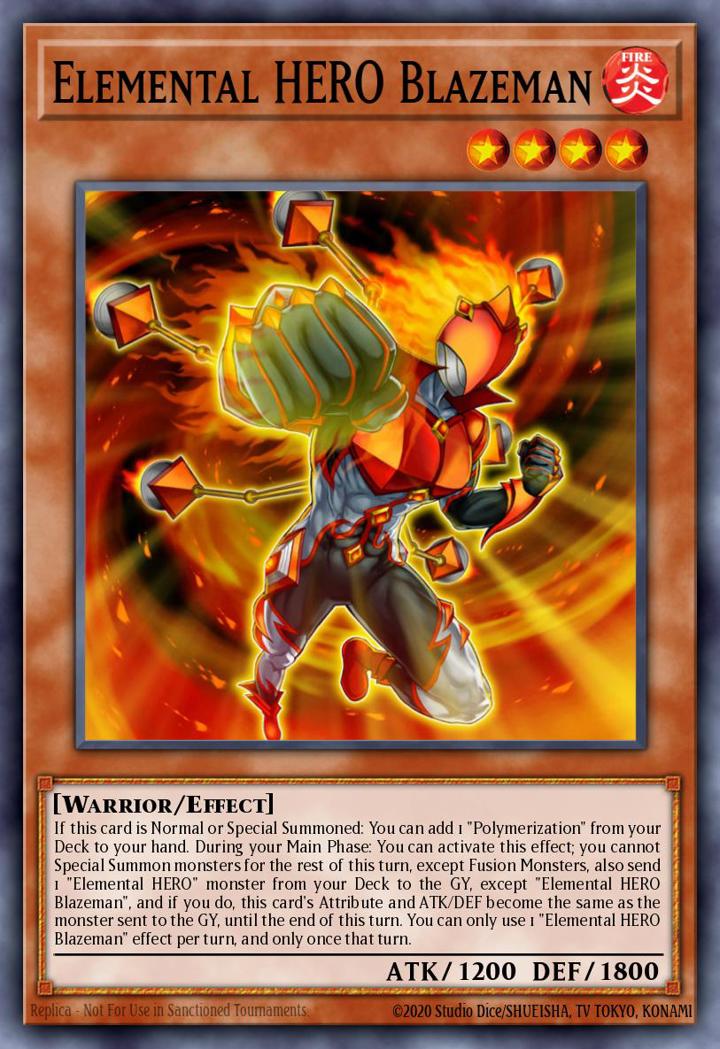 Elemental HERO Blazeman Single: Yu-Gi-Oh! Speed Duel GX: Midterm Paradox Einzelkarte