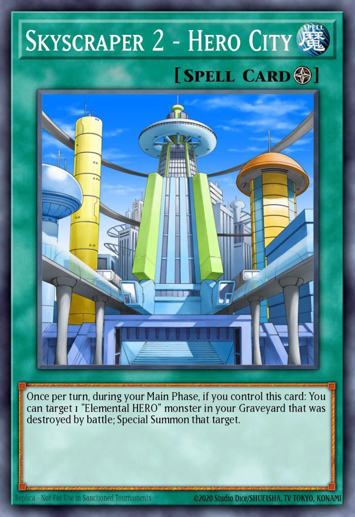 Skyscraper 2 - Hero City Single: Yu-Gi-Oh! Speed Duel GX: Midterm Paradox Einzelkarte