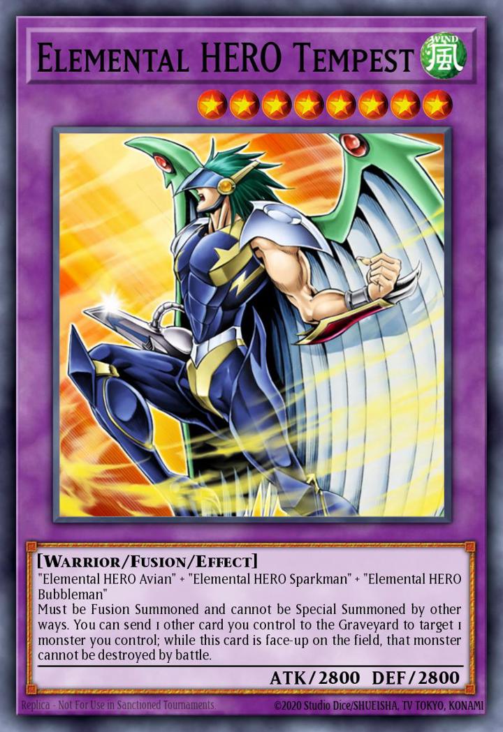 Elemental HERO Tempest (V.1 - Common) Single: Yu-Gi-Oh! Speed Duel GX: Midterm Paradox Einzelkarte