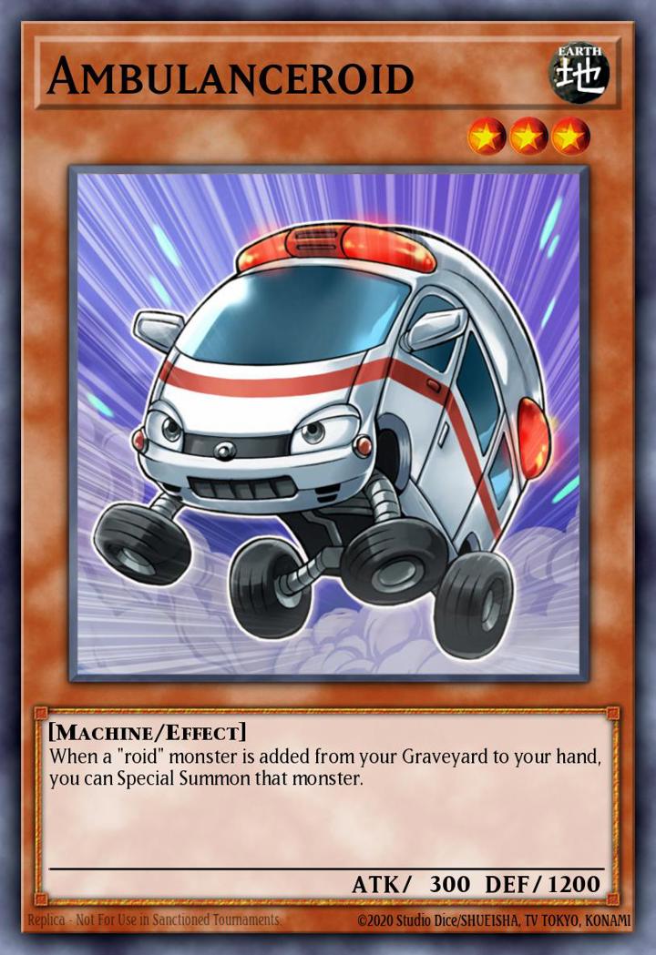 Ambulanceroid Single: Yu-Gi-Oh! Speed Duel GX: Midterm Paradox Einzelkarte