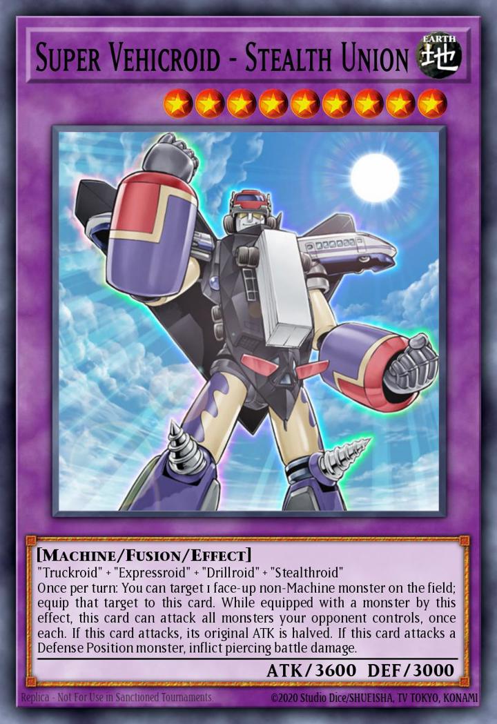 Super Vehicroid - Stealth Union Single: Yu-Gi-Oh! Speed Duel GX: Midterm Paradox Einzelkarte