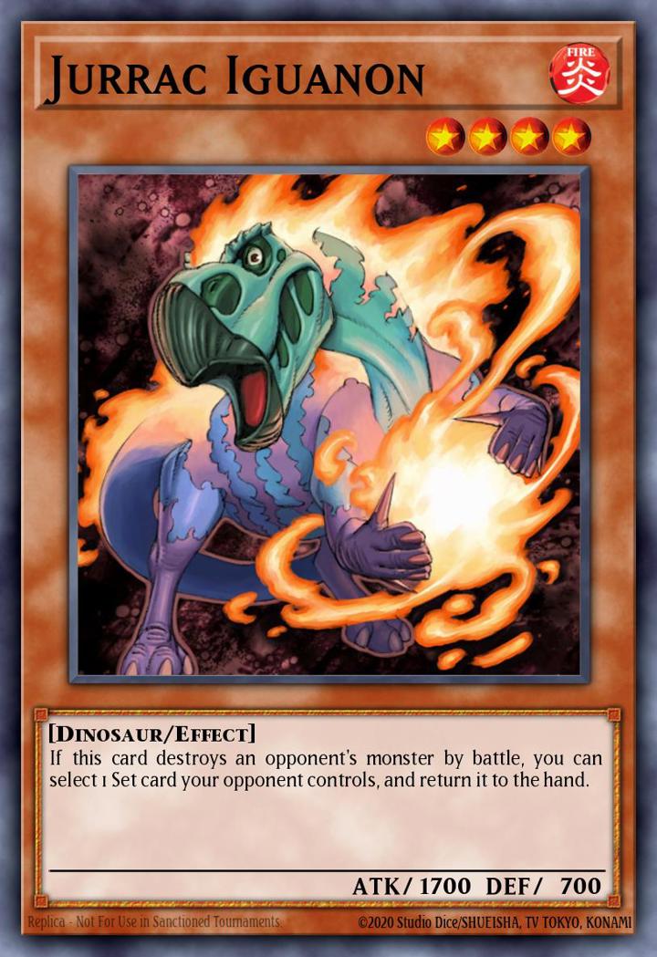 Jurrac Iguanon Single: Yu-Gi-Oh! Speed Duel GX: Midterm Paradox Einzelkarte