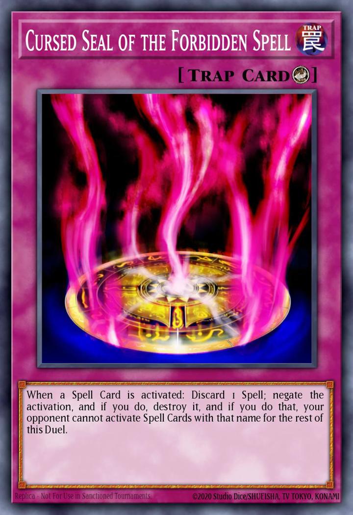 Cursed Seal of the Forbidden Spell Single: Yu-Gi-Oh! Speed Duel GX: Midterm Paradox Einzelkarte