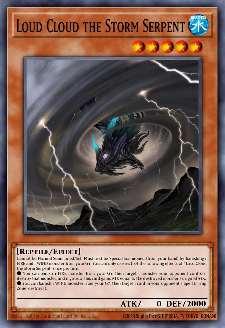 Loud Cloud the Storm Serpent Single: Yu-Gi-Oh! Speed Duel GX: Midterm Paradox Einzelkarte