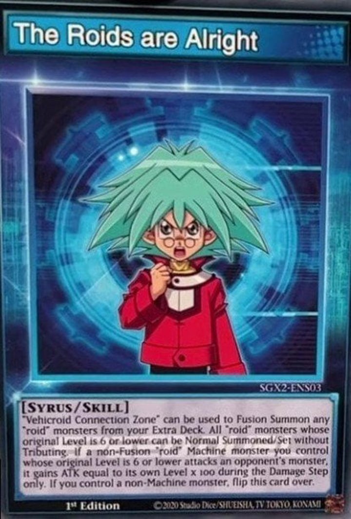 The Roids are Alright (Skill) Single: Yu-Gi-Oh! Speed Duel GX: Midterm Paradox Einzelkarte