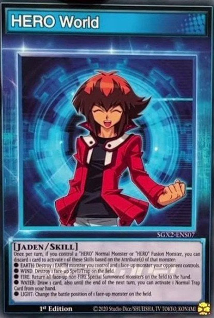 HERO World (Skill) Single: Yu-Gi-Oh! Speed Duel GX: Midterm Paradox Einzelkarte