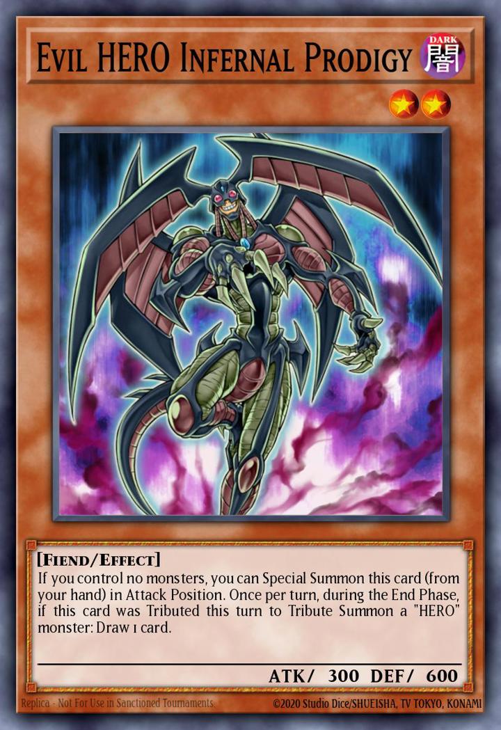 Evil HERO Infernal Prodigy Single: Yu-Gi-Oh! Speed Duel GX: Duelists of Shadows Einzelkarte