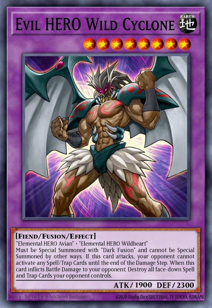 Evil HERO Wild Cyclone Single: Yu-Gi-Oh! Speed Duel GX: Duelists of Shadows Einzelkarte