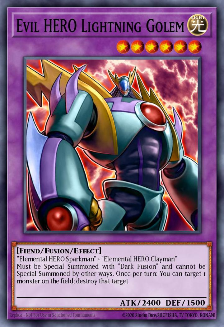Evil HERO Lightning Golem Single: Yu-Gi-Oh! Speed Duel GX: Duelists of Shadows Einzelkarte