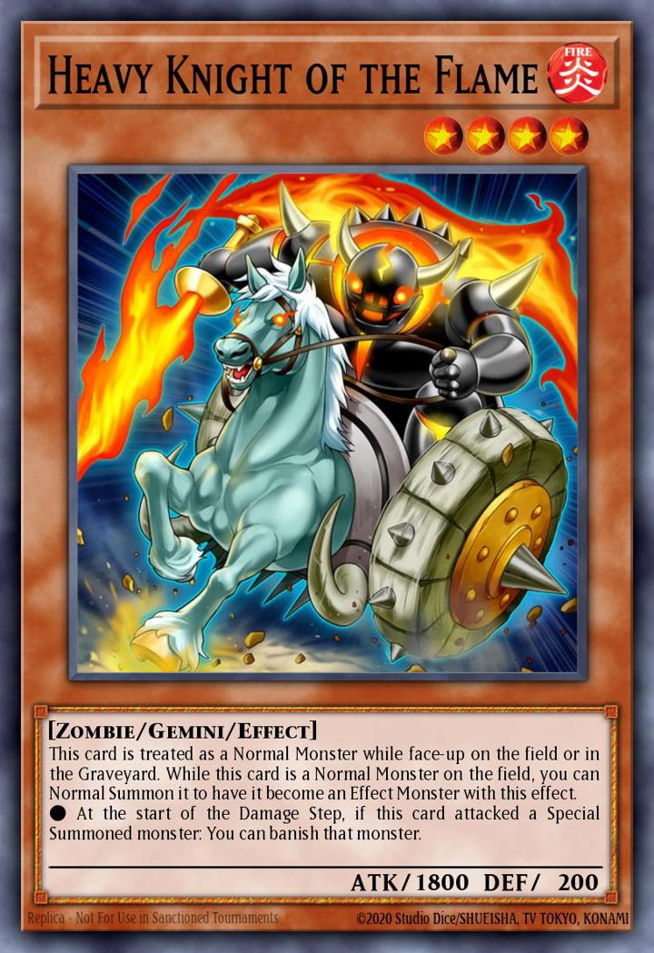 Heavy Knight of the Flame Single: Yu-Gi-Oh! Speed Duel GX: Duelists of Shadows Einzelkarte