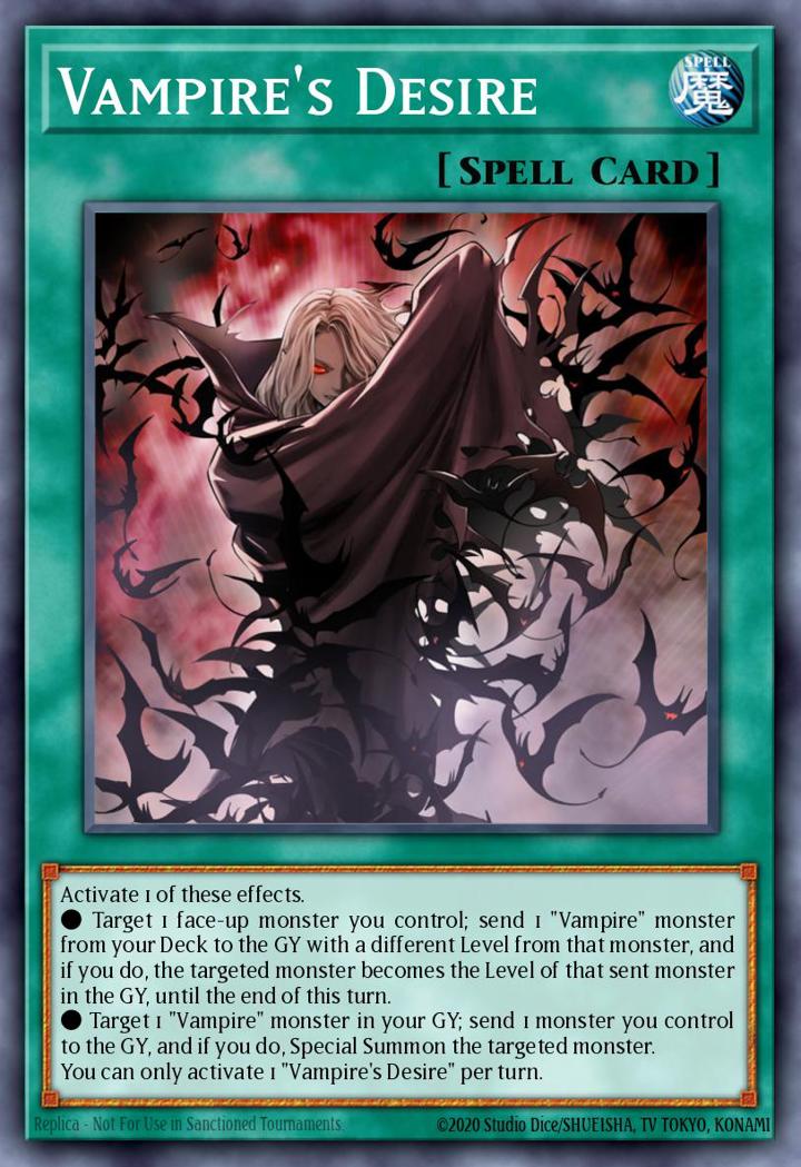 Vampire's Desire Single: Yu-Gi-Oh! Speed Duel GX: Duelists of Shadows Einzelkarte