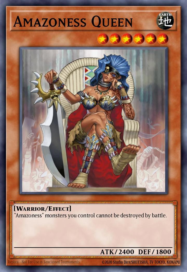Amazoness Queen (V.2 - Secret Rare) Single: Yu-Gi-Oh! Speed Duel GX: Duelists of Shadows Einzelkarte