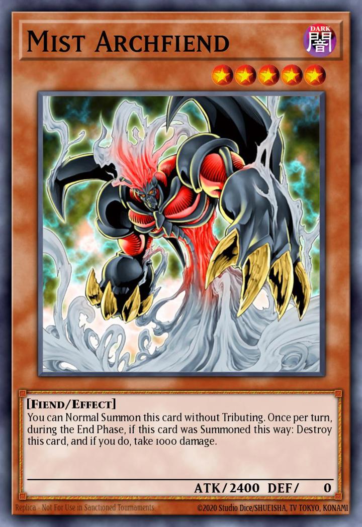 Mist Archfiend Single: Yu-Gi-Oh! Speed Duel GX: Duelists of Shadows Einzelkarte