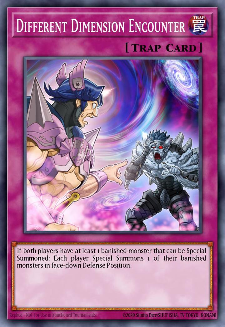 Different Dimension Encounter Single: Yu-Gi-Oh! Speed Duel GX: Duelists of Shadows Einzelkarte