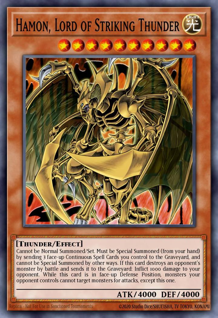 Hamon, Lord of Striking Thunder Single: Yu-Gi-Oh! Speed Duel GX: Duelists of Shadows Einzelkarte