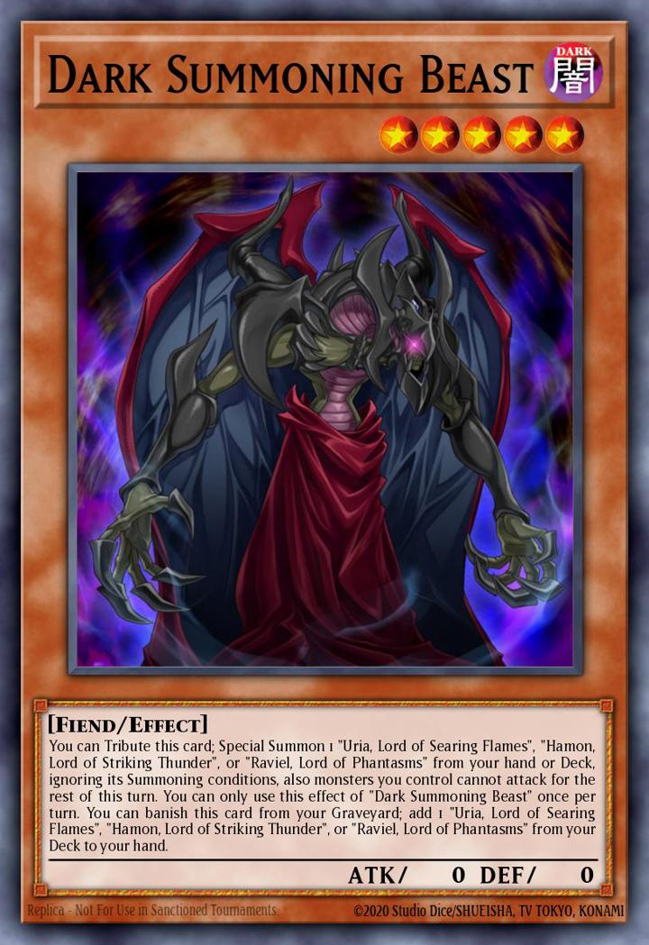 Dark Summoning Beast Single: Yu-Gi-Oh! Speed Duel GX: Duelists of Shadows Einzelkarte