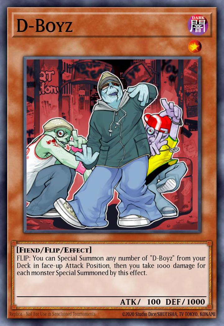 D-Boyz Single: Yu-Gi-Oh! Speed Duel GX: Duelists of Shadows Einzelkarte