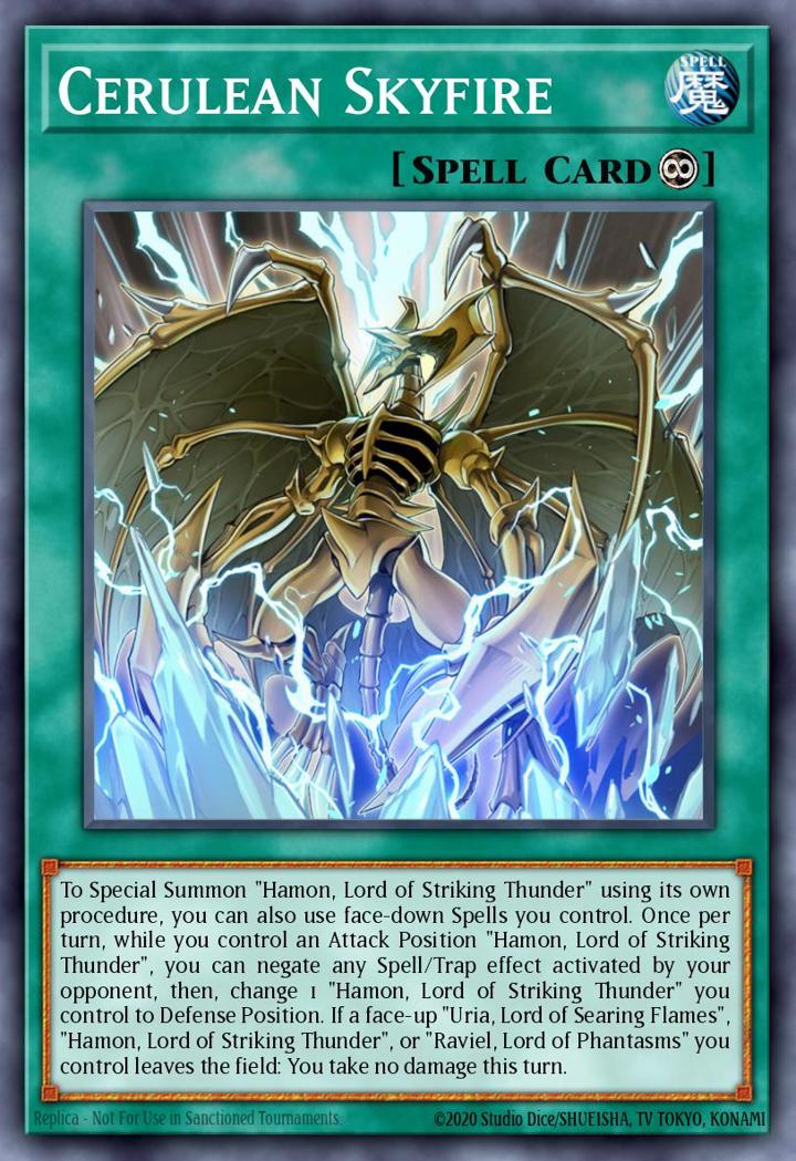 Cerulean Skyfire Single: Yu-Gi-Oh! Speed Duel GX: Duelists of Shadows Einzelkarte