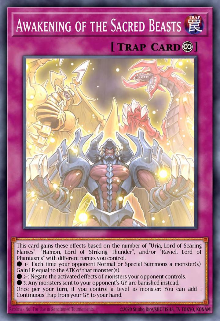Awakening of the Sacred Beasts Single: Yu-Gi-Oh! Speed Duel GX: Duelists of Shadows Einzelkarte