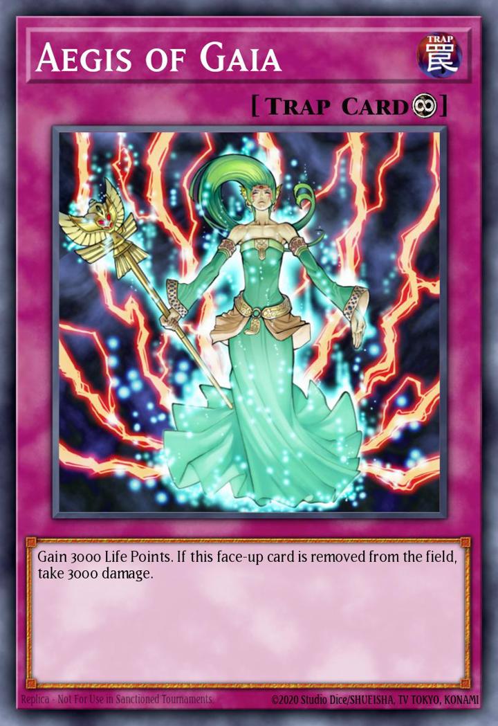 Aegis of Gaia Single: Yu-Gi-Oh! Speed Duel GX: Duelists of Shadows Einzelkarte