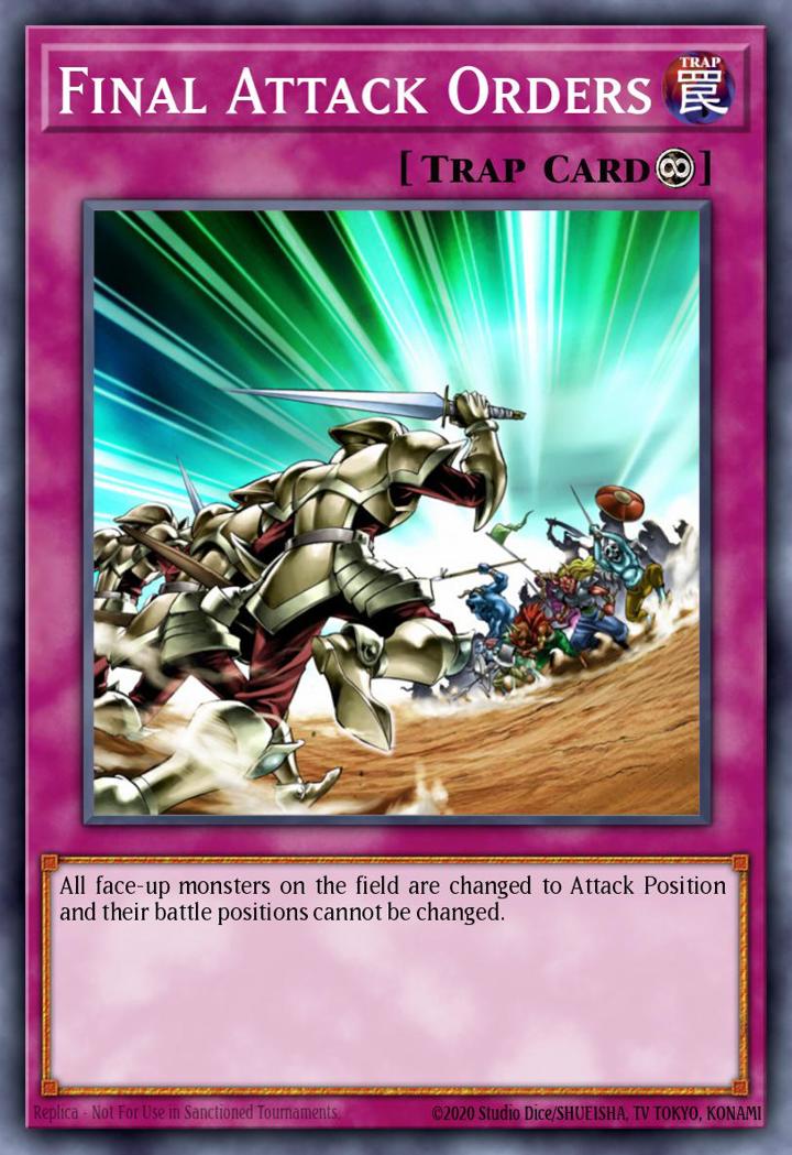 Final Attack Orders Single: Yu-Gi-Oh! Speed Duel GX: Duelists of Shadows Einzelkarte