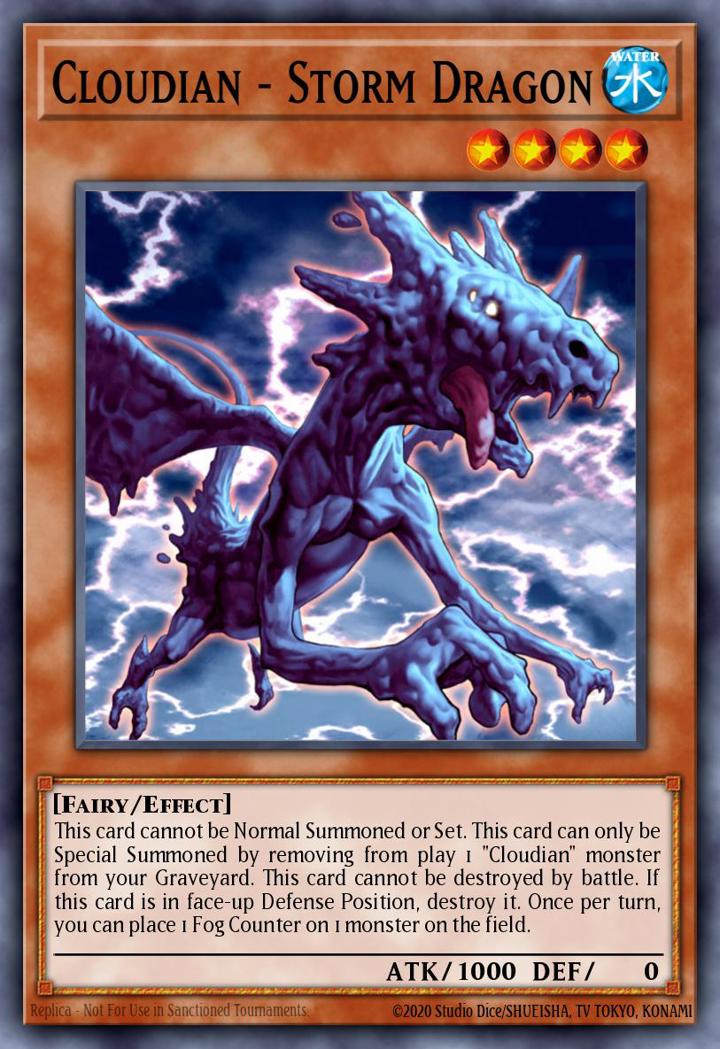 Cloudian - Storm Dragon Single: Yu-Gi-Oh! Speed Duel GX: Duelists of Shadows Einzelkarte
