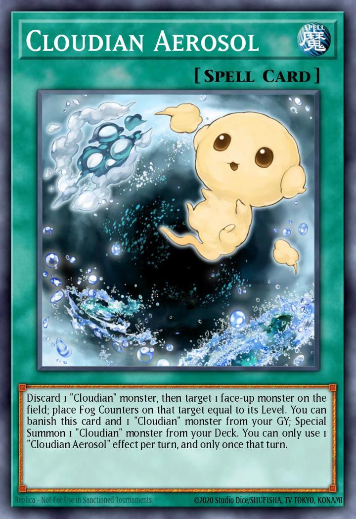 Cloudian Aerosol Single: Yu-Gi-Oh! Speed Duel GX: Duelists of Shadows Einzelkarte