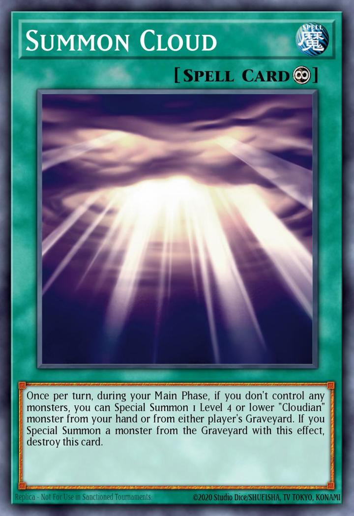 Summon Cloud Single: Yu-Gi-Oh! Speed Duel GX: Duelists of Shadows Einzelkarte