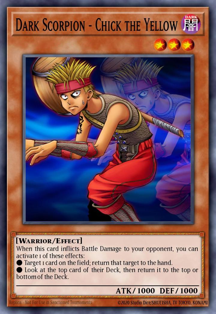 Dark Scorpion - Chick the Yellow Single: Yu-Gi-Oh! Speed Duel GX: Duelists of Shadows Einzelkarte