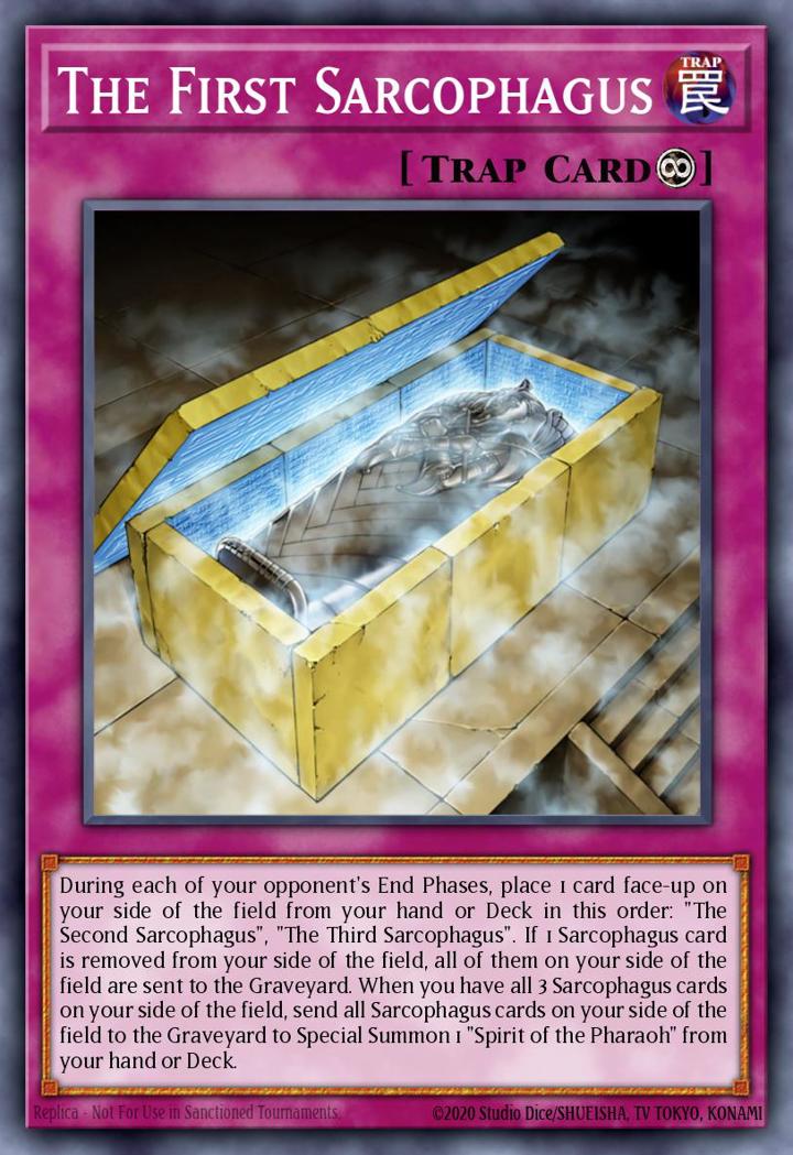 The First Sarcophagus Single: Yu-Gi-Oh! Speed Duel GX: Duelists of Shadows Einzelkarte