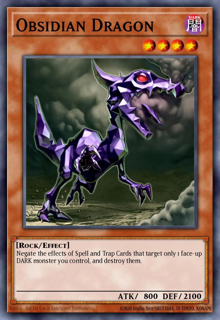 Obsidian Dragon Single: Yu-Gi-Oh! Speed Duel GX: Duelists of Shadows Einzelkarte