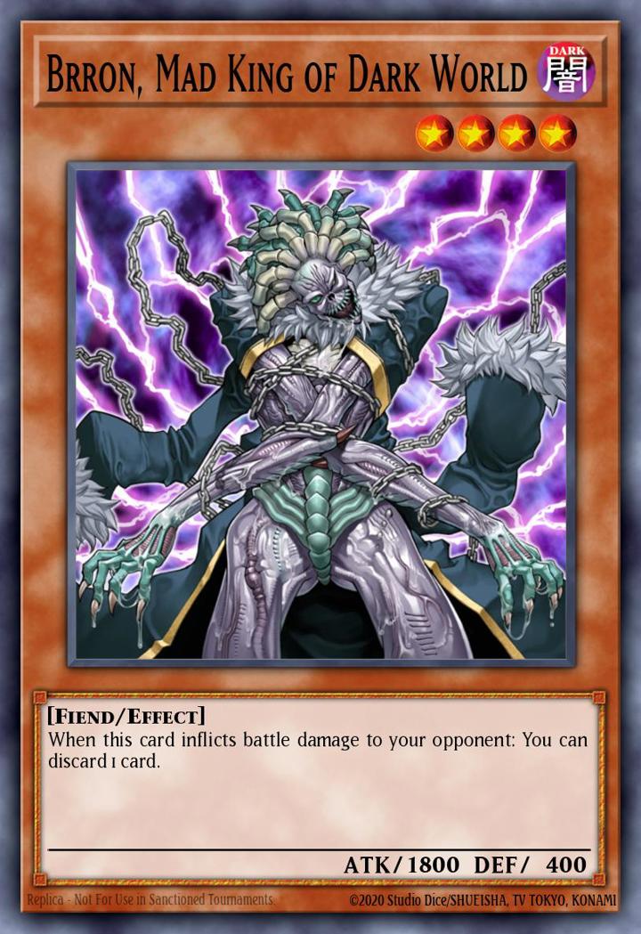 Brron, Mad King of Dark World Single: Yu-Gi-Oh! Speed Duel GX: Duelists of Shadows Einzelkarte