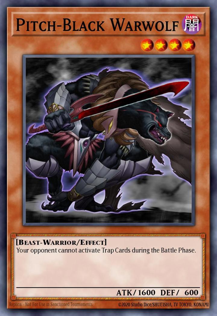 Pitch-Black Warwolf Single: Yu-Gi-Oh! Speed Duel GX: Duelists of Shadows Einzelkarte