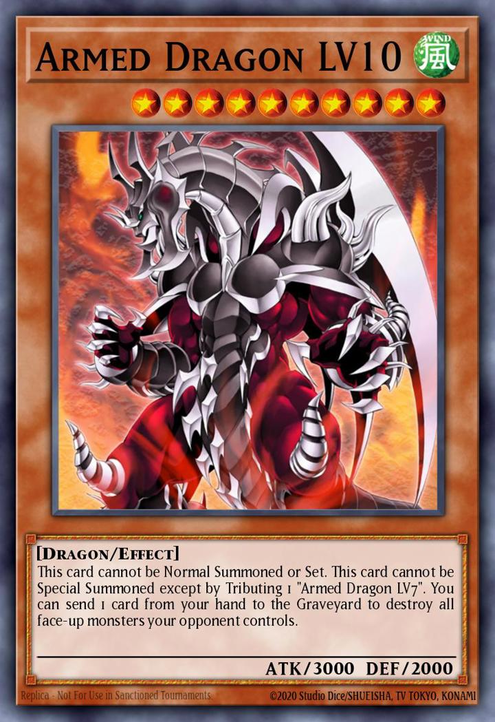 Armed Dragon LV10 (V.2 - Secret Rare) Single: Yu-Gi-Oh! Speed Duel GX: Duelists of Shadows Einzelkarte