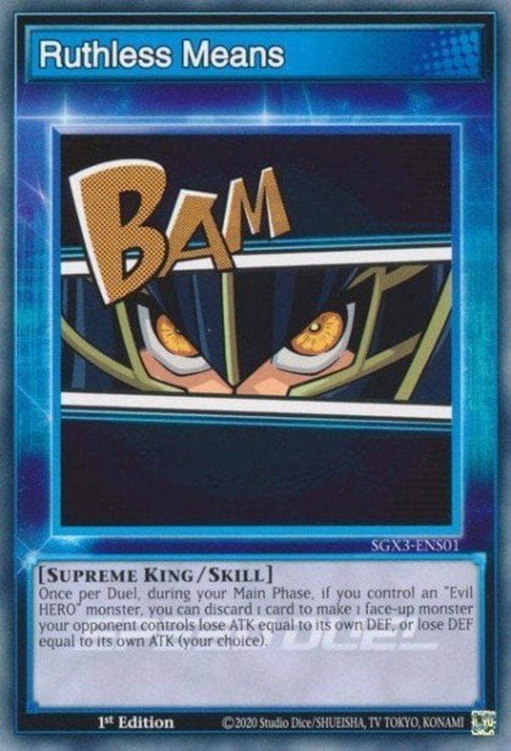 Ruthless Means (Skills) Single: Yu-Gi-Oh! Speed Duel GX: Duelists of Shadows Einzelkarte