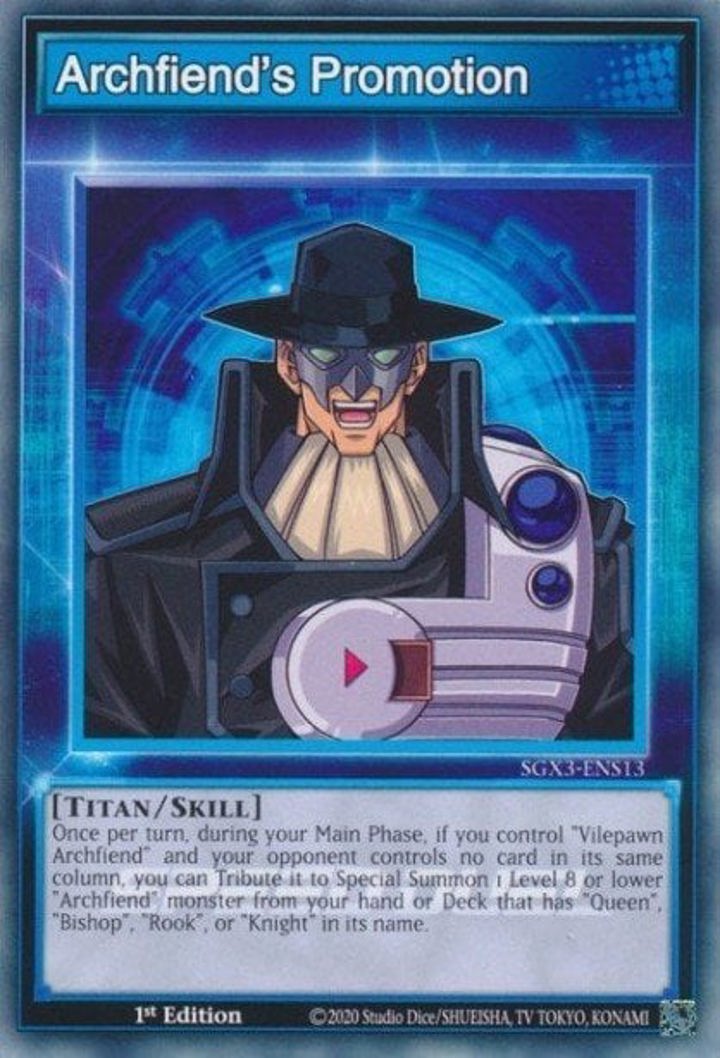 Archfiend's Promotion (Skill) Single: Yu-Gi-Oh! Speed Duel GX: Duelists of Shadows Einzelkarte