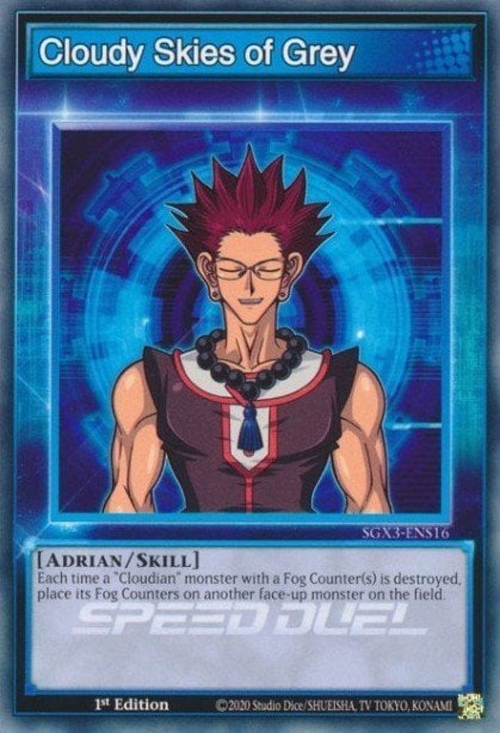 Cloudy Skies of Grey (Skill) Single: Yu-Gi-Oh! Speed Duel GX: Duelists of Shadows Einzelkarte