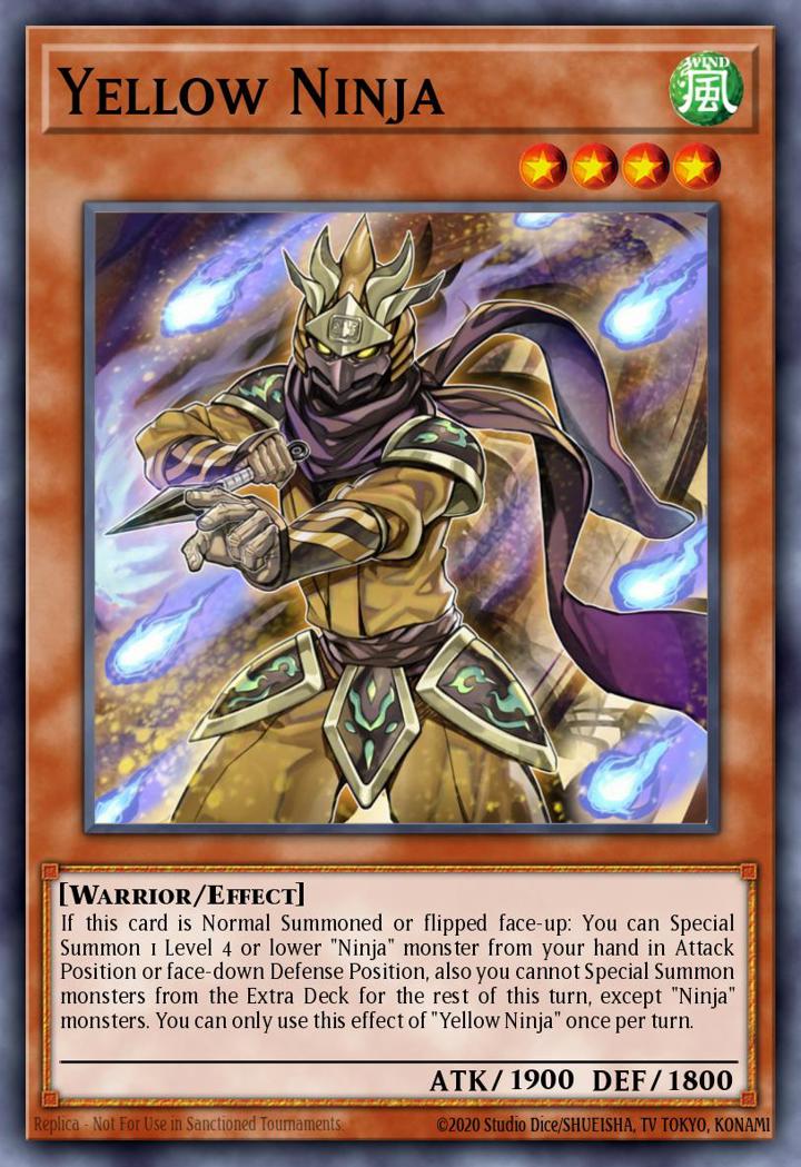 Yellow Ninja Single: Yu-Gi-Oh! Shadows in Valhalla Einzelkarte