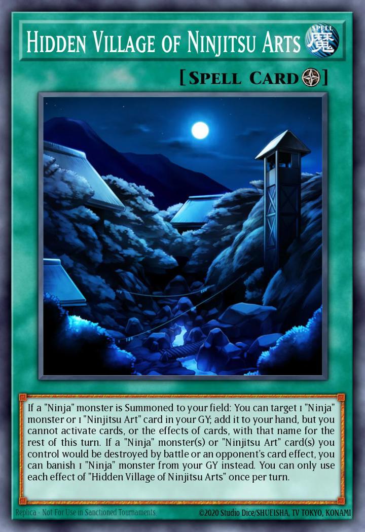 Hidden Village of Ninjitsu Arts Single: Yu-Gi-Oh! Shadows in Valhalla Einzelkarte