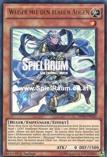 Sage with Eyes of Blue Single: Yu-Gi-Oh! Shining Victories Einzelkarte