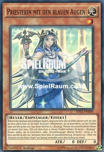 Priestess with Eyes of Blue