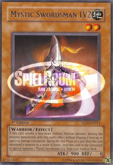 Mystic Swordsman LV2 (V.1 - Rare)