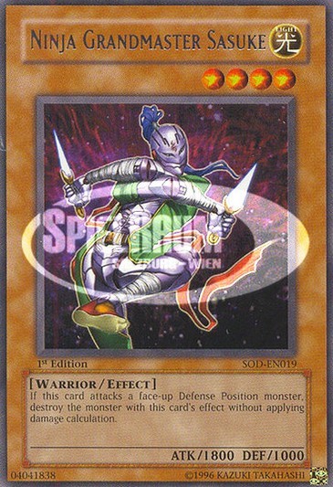 Ninja Grandmaster Sasuke (V.1 - Rare) Single: Yu-Gi-Oh! Soul of the Duelist Einzelkarte