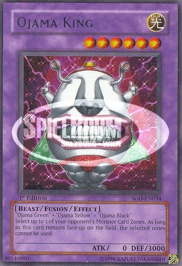 Ojama King (V.2 - Ultimate Rare) Single: Yu-Gi-Oh! Soul of the Duelist Einzelkarte