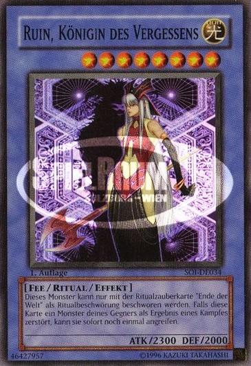 Ruin, Queen of Oblivion (V.1 - Super Rare)