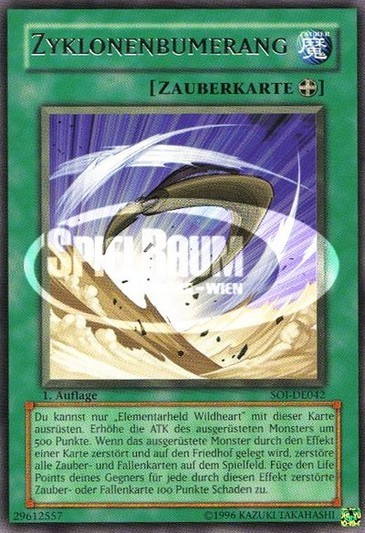 Cyclone Boomerang (V.1 - Rare)