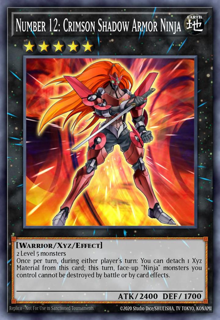 Number 12: Crimson Shadow Armor Ninja (V.1 - Common)