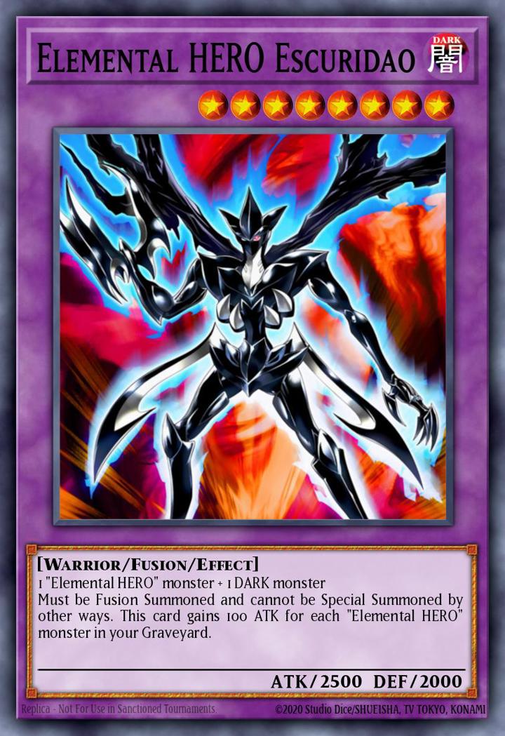 Elemental HERO Escuridao (V.1 - Common)